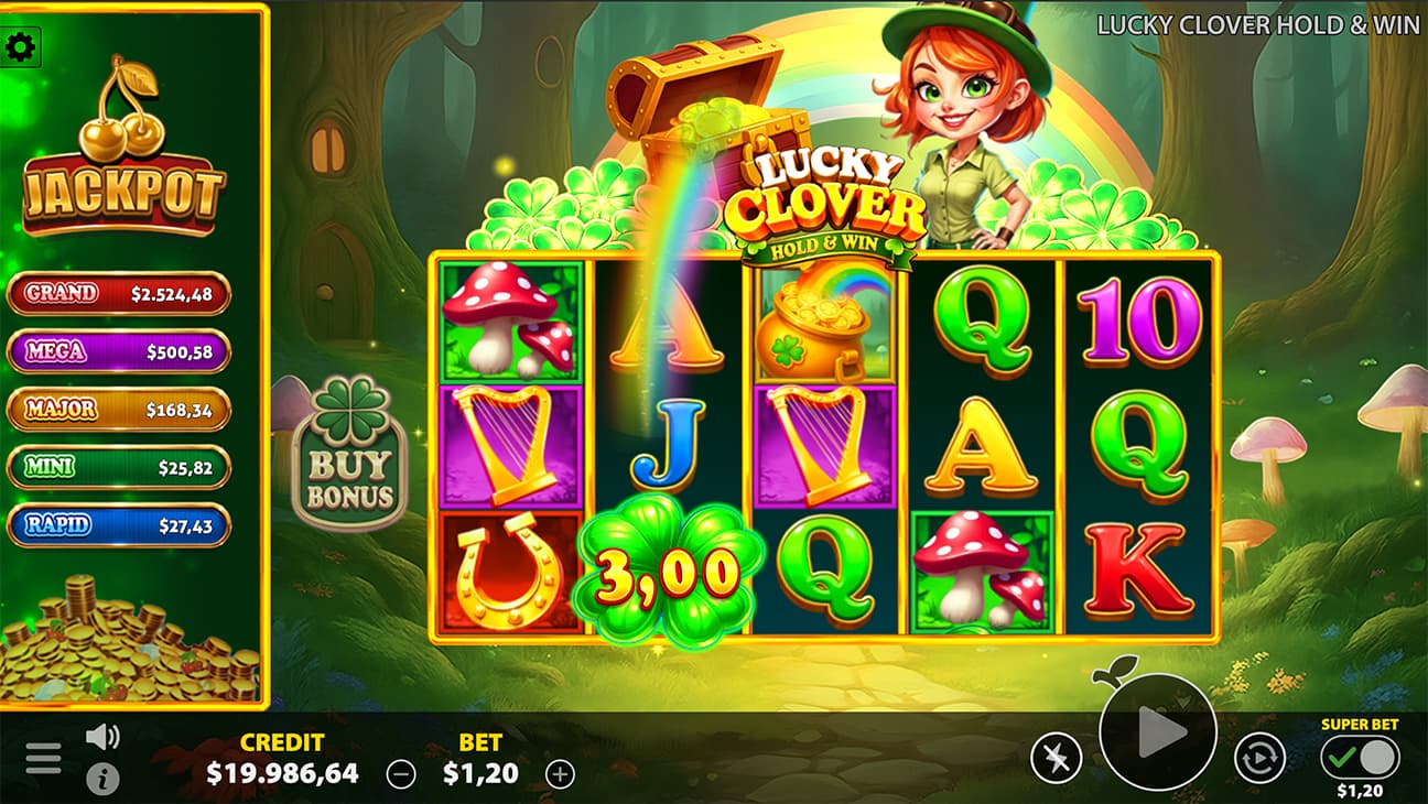 Lucky Clover Hold & Win image 1
