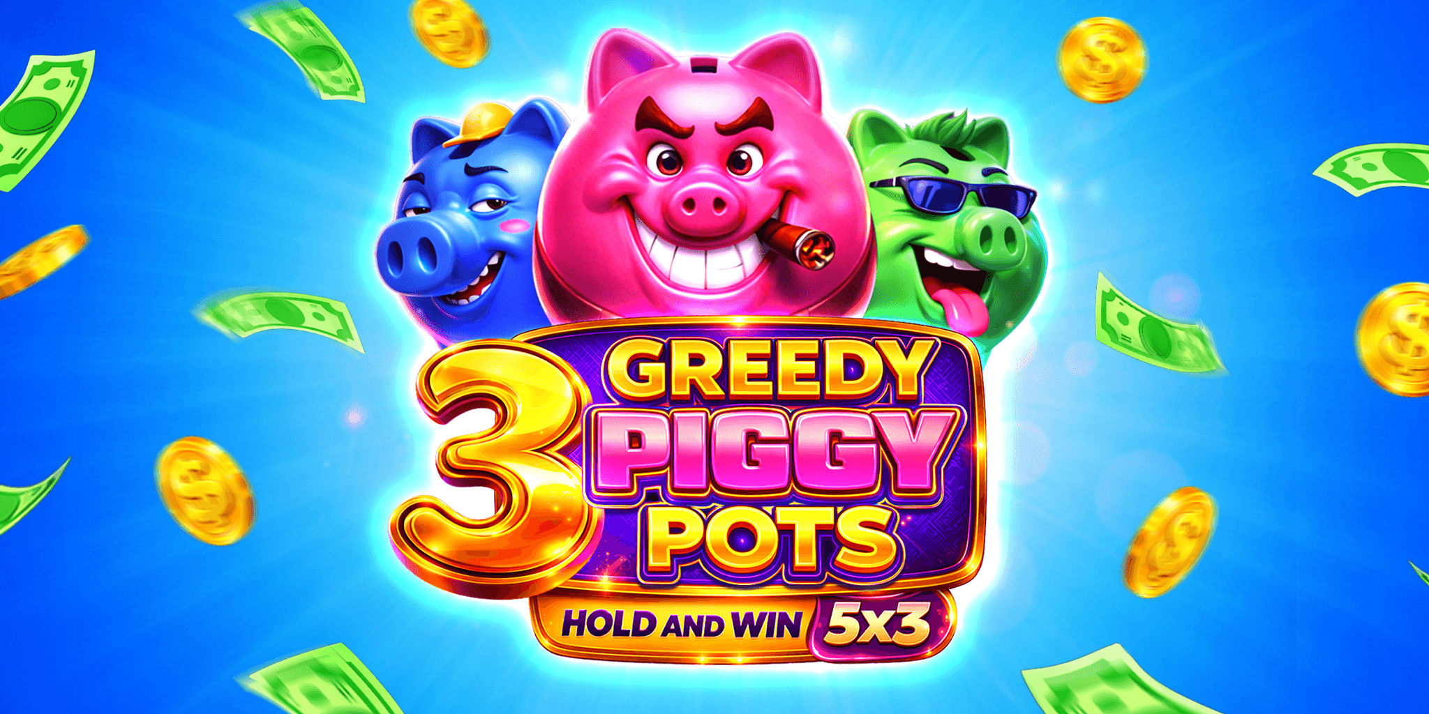 3 Greedy Piggy Pots
